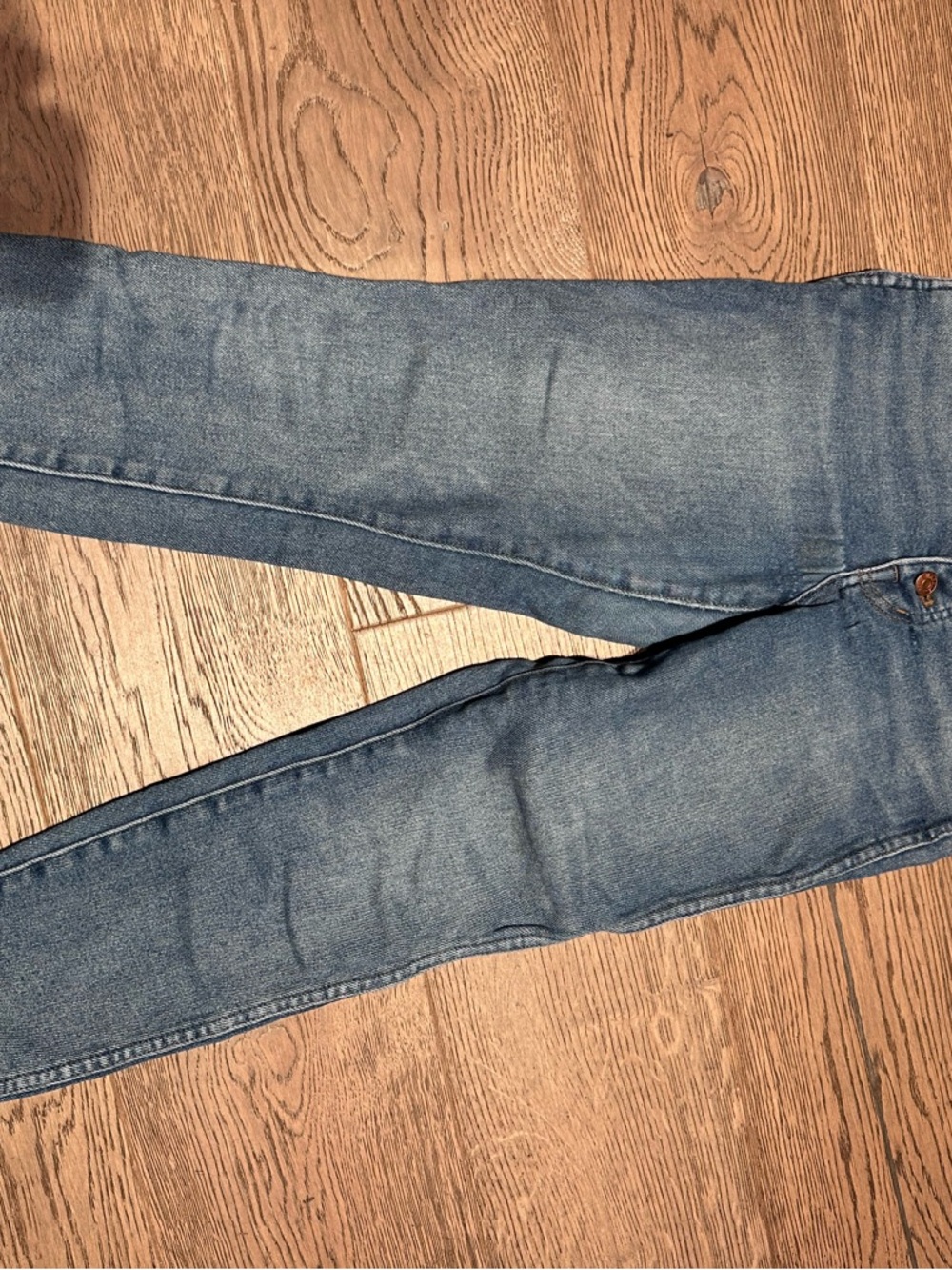 Madewell Skinny Jeans in Medium Wash Blue